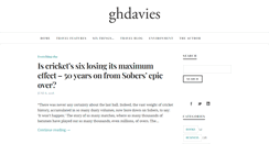 Desktop Screenshot of garethhuwdavies.com